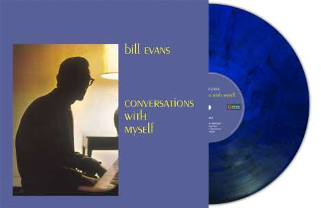 Bill Evans (Piano) (1929-1980): Conversations With Myself (180g) (Limited Handnumbered Edition) (Blue Marbled Vinyl), LP