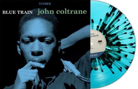 John Coltrane (1926-1967): Blue Train (180g) (Limited Handnumbered Edition) (Turquoise/Black Splatter Vinyl), LP