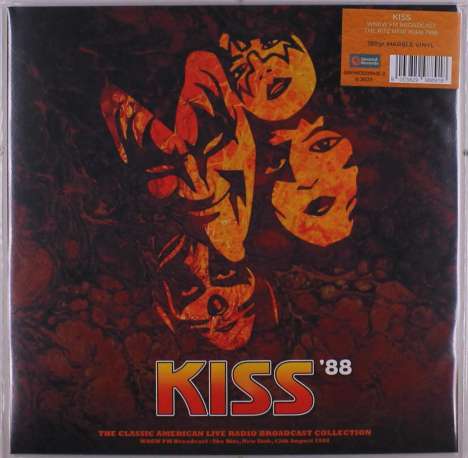 Kiss: Live At The Ritz. New York 1988 (180g) (Yellow Marbled Vinyl), LP