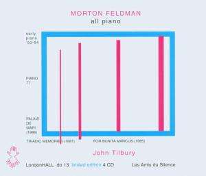 Morton Feldman (1926-1987): Sämtliche Klavierwerke, 4 CDs