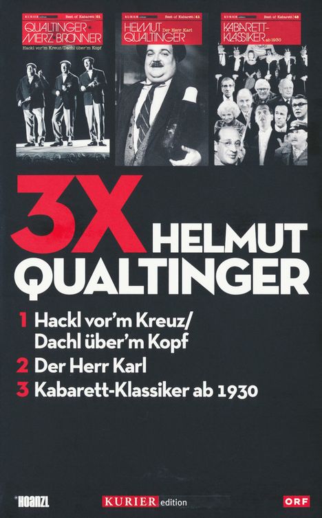 3x Helmut Qualtinger, 3 DVDs