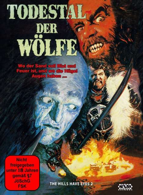 Todestal der Wölfe (The Hills Have Eyes 2) (1984) (Blu-ray &amp; DVD im Mediabook), 1 Blu-ray Disc und 1 DVD