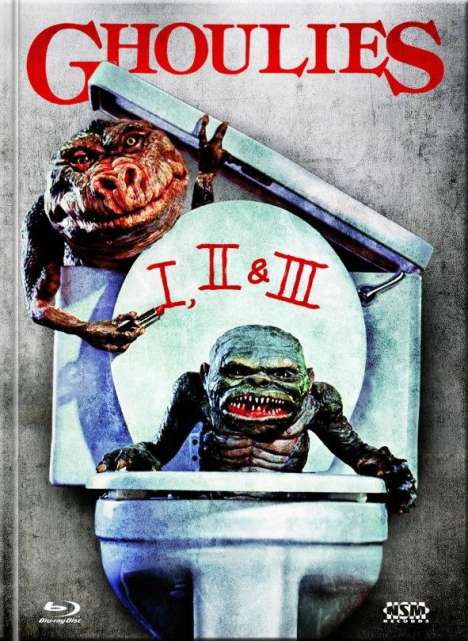 Ghoulies 1-3 (Blu-ray im Mediabook), 3 Blu-ray Discs