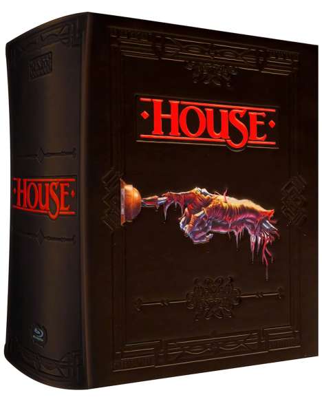 HOUSE 1-4 (Ultra HD Blu-ray &amp; Blu-ray im Mediabook inkl. Lederschuber), 4 Ultra HD Blu-rays und 4 Blu-ray Discs