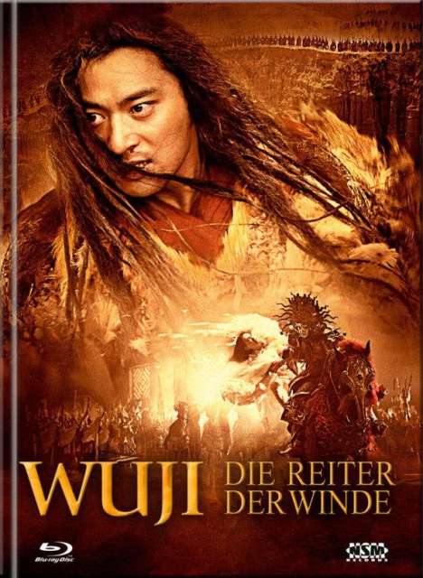 Wu Ji - Die Reiter der Winde (Blu-ray &amp; DVD im Mediabook), 1 Blu-ray Disc und 2 DVDs