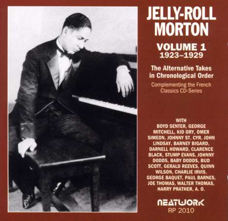 Jelly Roll Morton (1890-1941): 1923 - 1929 Vol. 1, CD