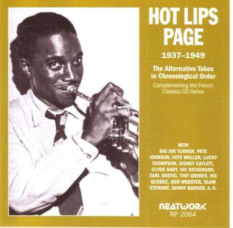 Hot Lips Page (1908-1954): Alternative Takes (1937-1949), CD