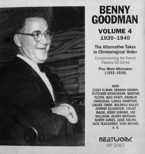 Benny Goodman (1909-1986): Vol. 4-(1939-40)-Altern, CD
