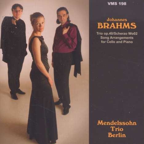 Johannes Brahms (1833-1897): Horntrio op.40 (arr.für Klaviertrio), CD