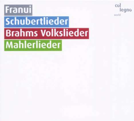 Franui - Schubertlieder/Brahms Volkslieder/Mahlerlieder, 3 CDs