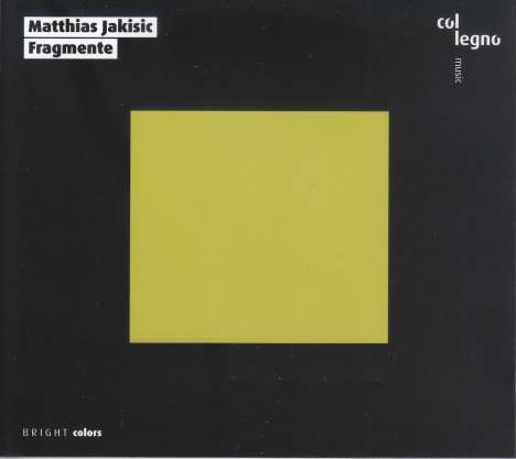 Matthias Jakisic (geb. 1977): Werke für Streichquartett "Fragmente", CD