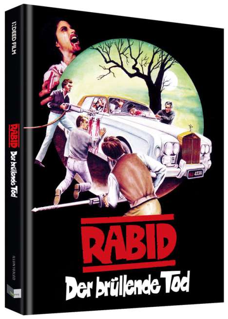 Rabid (1977) (Blu-ray &amp; DVD im Mediabook), 1 Blu-ray Disc und 1 DVD