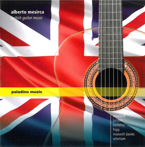 Alberto Mesirca - British Guitar Music, CD
