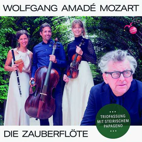 Wolfgang Amadeus Mozart (1756-1791): Die Zauberflöte für Flöte,Violine,Cello &amp; Erzähler, 2 CDs