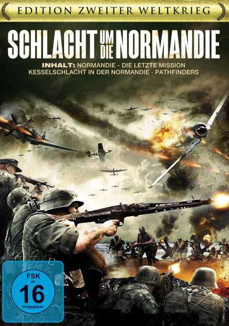 Schlacht um die Normandie (3 Filme), DVD