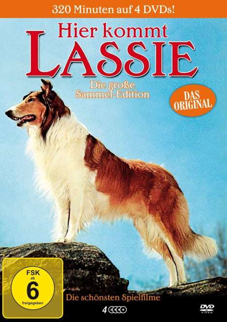 Hier kommt Lassie (4 Filme), 4 DVDs
