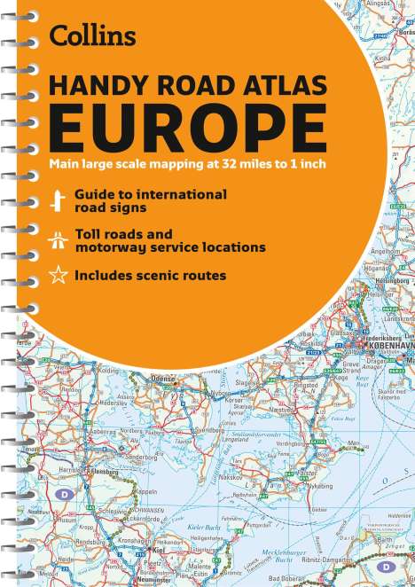 Collins Maps: Collins Handy Road Atlas Europe, Buch