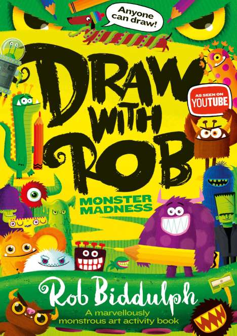 Rob Biddulph: Draw With Rob: Monster Madness, Buch