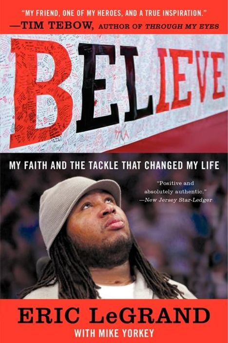 Eric Legrand: Believe, Buch