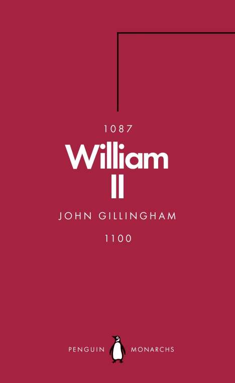 John Gillingham: William II (Penguin Monarchs), Buch