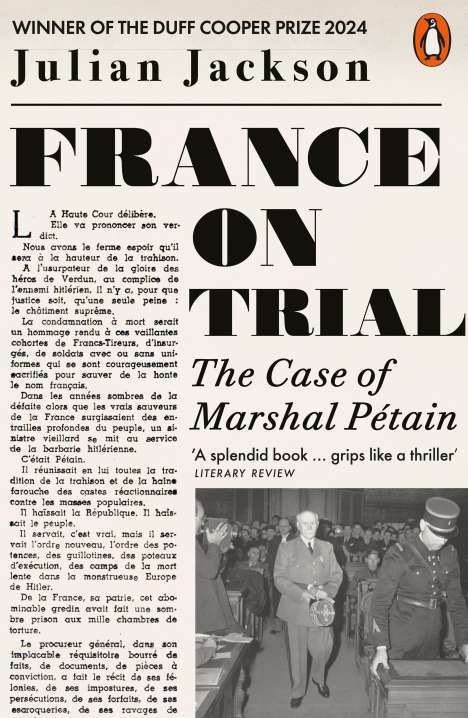 Julian Jackson: France on Trial, Buch