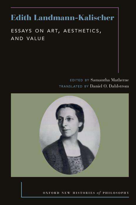 Edith Landmann-Kalischer: Essays on Art, Aesthetics, and Value, Buch