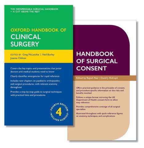 Oxford Handbook of Clinical Surgery and Handbook of Surgical Consent, Buch