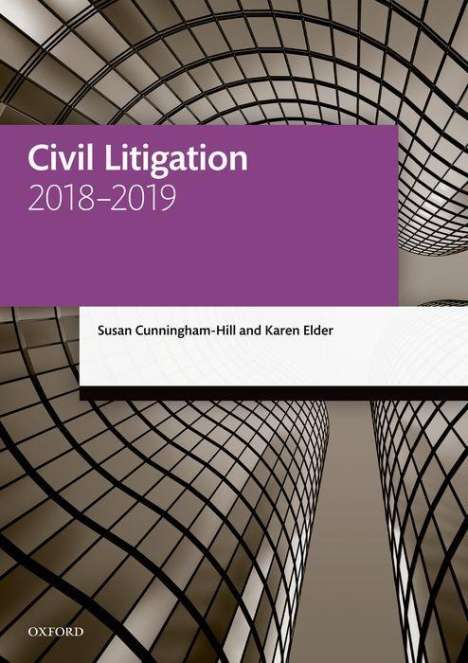 Susan Cunningham-Hill: Civil Litigation 2018-2019, Buch