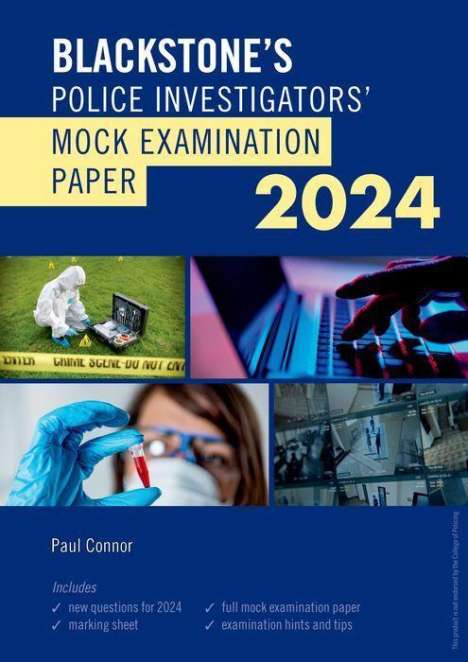 Paul Connor: Blackstone's Police Investigators Mock Exam 2024, Buch