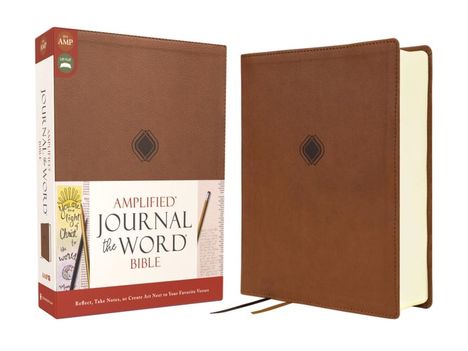 Zondervan: Amplified Journal the Word Bible, Leathersoft, Brown, Buch