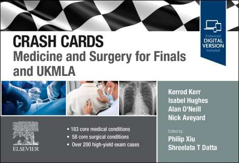 Kerrod Kerr: Crash Cards: Medicine and Surgery for Finals and Ukmla, Diverse