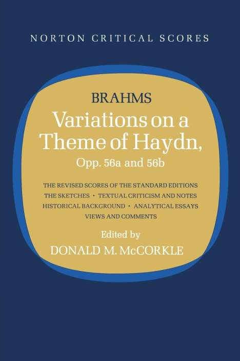 Johannes Brahms (1833-1897): Variations on a Theme of Haydn, Buch
