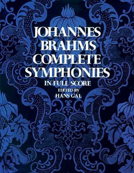 Johannes Brahms: Comp Symphonies In Full Score, Buch