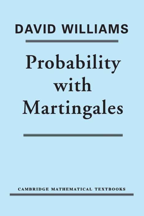 David Williams: Probability with Martingales, Buch
