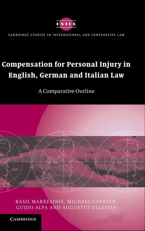 Basil Markesinis: Compensation for Personal Injury in English, German and Italian Law, Buch