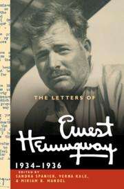Ernest Hemingway: The Letters of Ernest Hemingway: Volume 6, 1934-1936, Buch