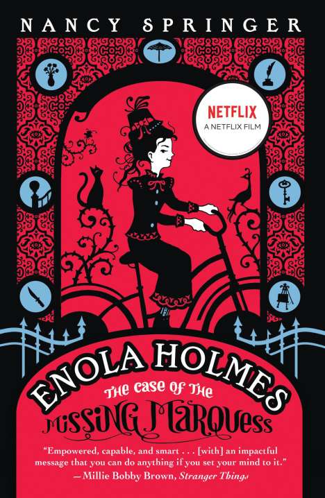 Nancy Springer: Enola Holmes: The Case of the Missing Marquess. Movie Tie-In, Buch