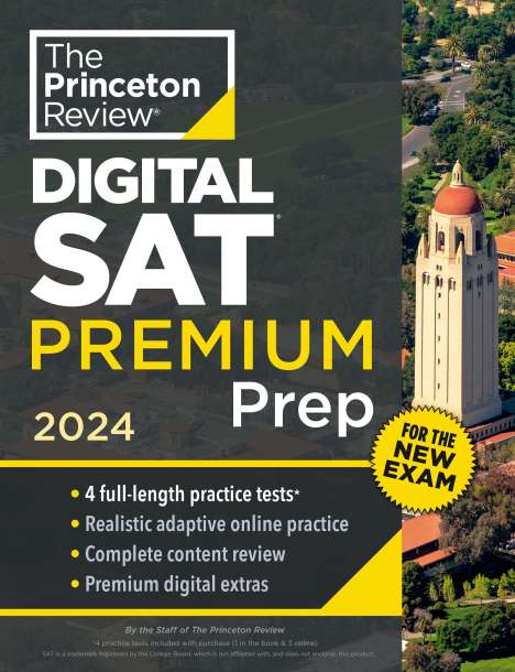 Princeton Review Digital SAT Premium Prep, 2024, Buch