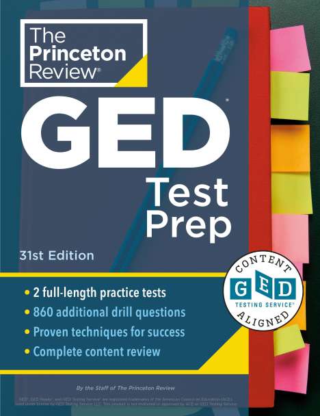 The Princeton Review: Princeton Review GED Test Prep, 31st Edition, Buch