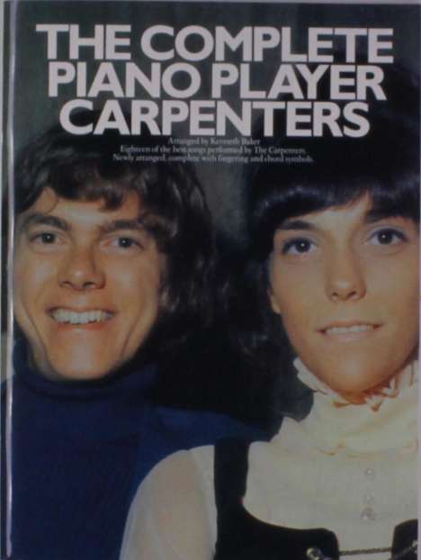 The Carpenters: Complete Piano Player The Carpenters, Noten