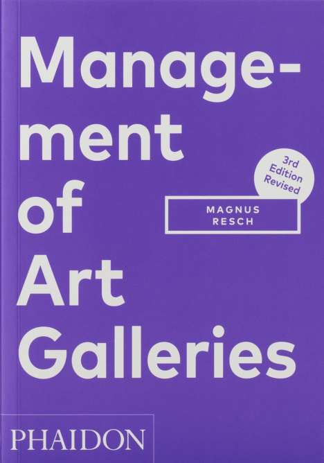Magnus Resch: Management of Art Galleries, Buch