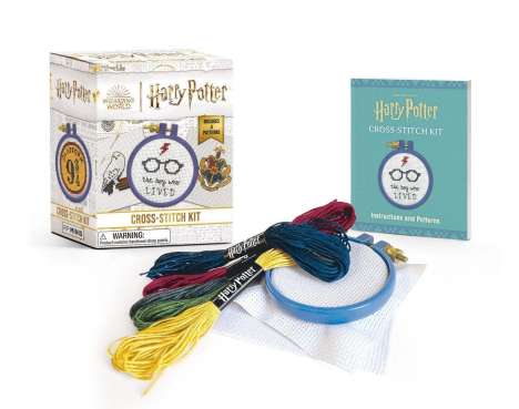Running Press: Harry Potter Cross-Stitch Kit, Diverse