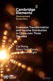 Cai Meng: Economic Transformation and Income Distribution in China Over Three Decades, Buch