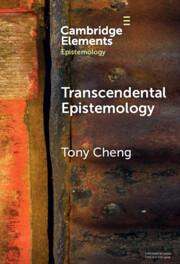 Tony Cheng: Transcendental Epistemology, Buch