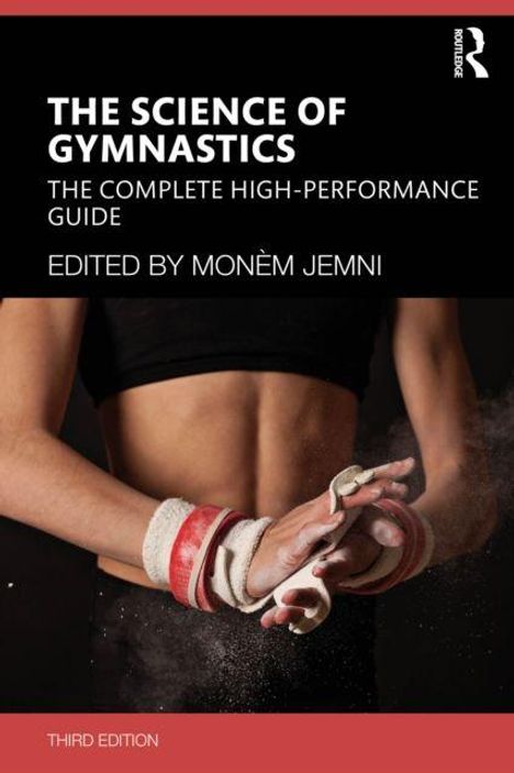 "The Science of Gymnastics: The complete high-performance guide. Edited by Monèm Jemni. Third edition."  
Hände mit Magnesia.