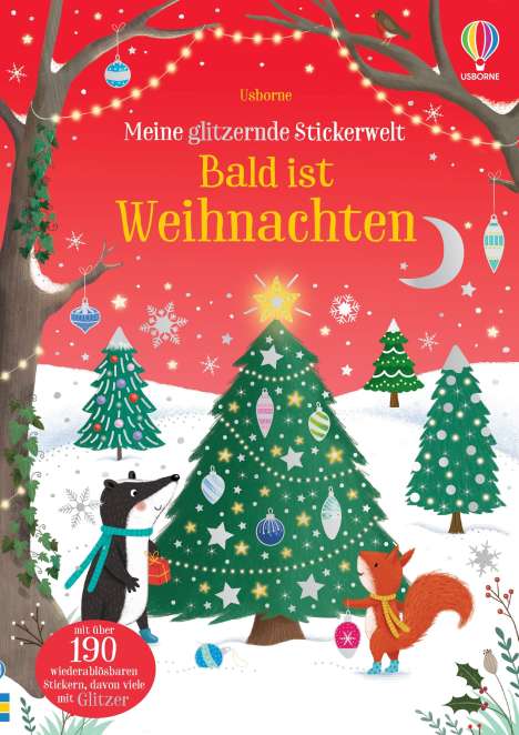 Jessica Greenwell: Meine glitzernde Stickerwelt: Bald ist Weihnachten, Buch