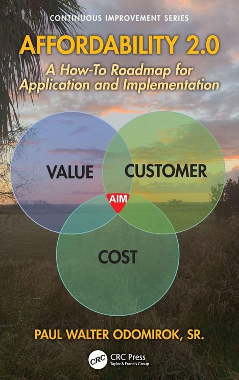 "Affordability 2.0: A How-To Roadmap for Application and Implementation". Drei überlappende Kreise: Value, Customer, Cost.