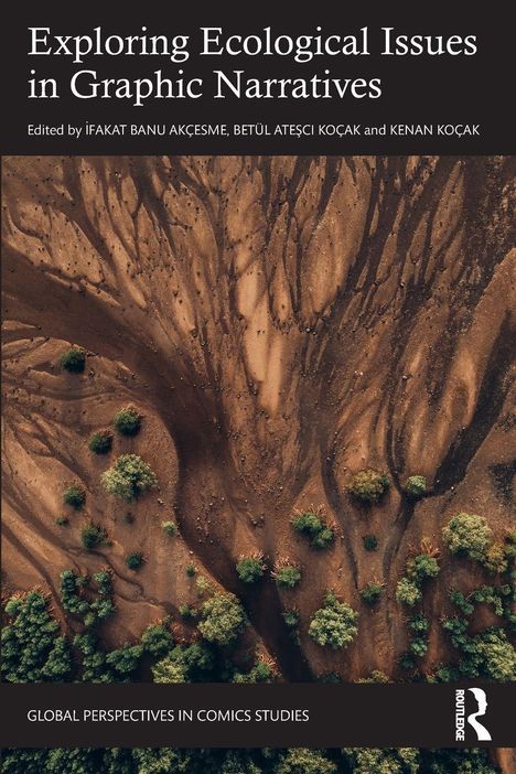 "Exploring Ecological Issues in Graphic Narratives", Bodenstruktur mit Bäumen aus der Luftperspektive.