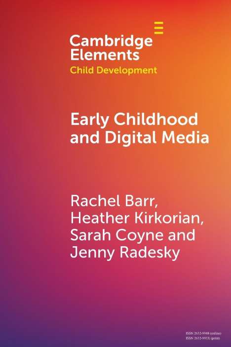 Rachel Barr: Early Childhood and Digital Media, Buch
