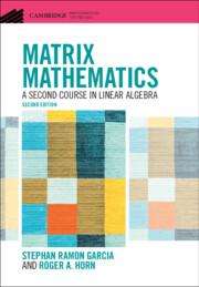 Stephan Ramon Garcia (Pomona College, California): Matrix Mathematics, Buch
